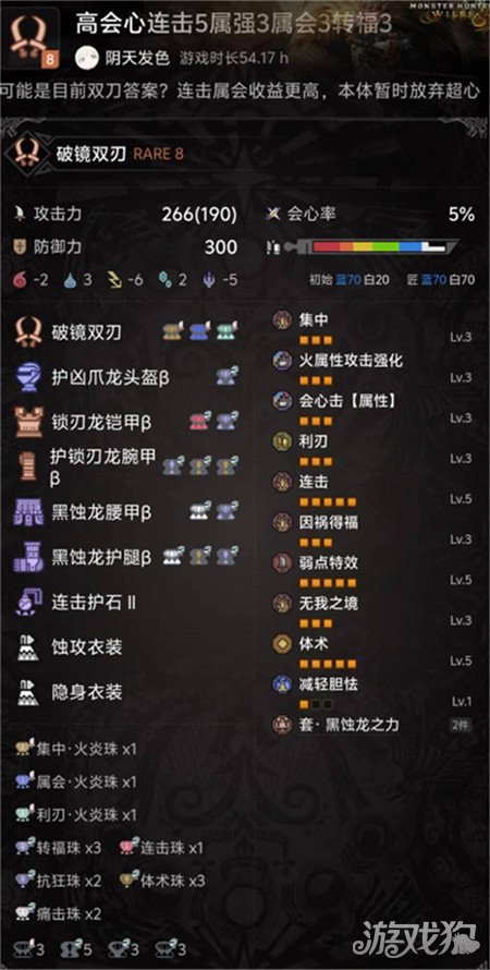 怪兽猎人荒野双刀百会怎么装